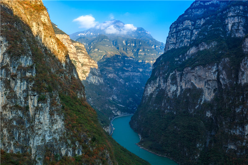 大渡河峽谷國家地質公園。金口河區生態環境局供圖