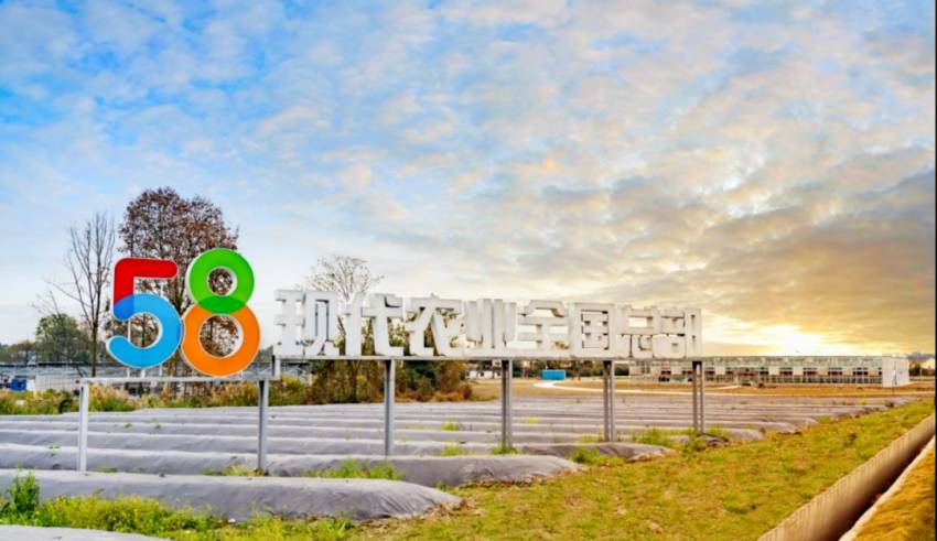 58現代農業全國總部。新津區委宣傳部供圖