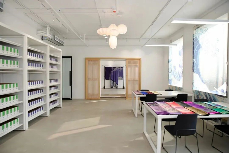 位于成都市金牛區的FDC面料圖書館。成都市金牛區文化體育和旅游局供圖