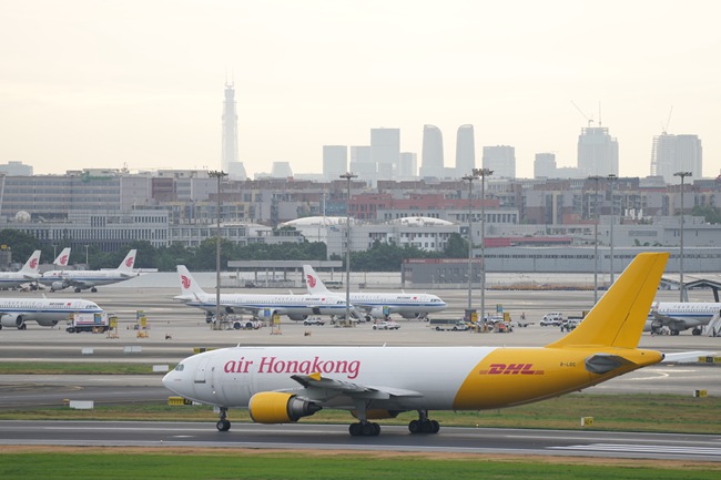 DHL快遞宣布使用A300全貨機，替換原有B737貨機。雙流區委宣傳部供圖