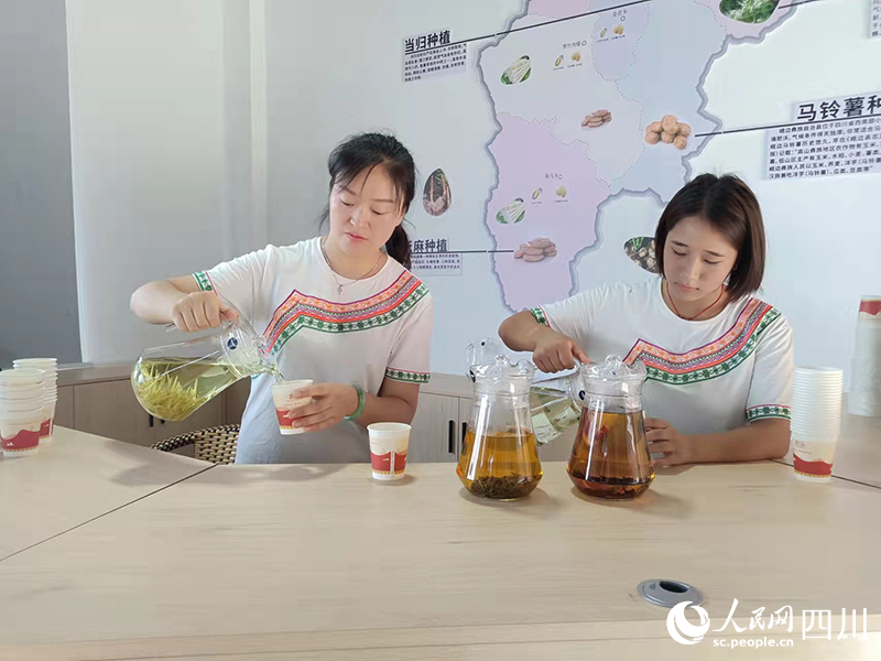 剛畢業不久的卻莫毛金曲（右一）選擇回到家鄉上班。吳舒婷攝