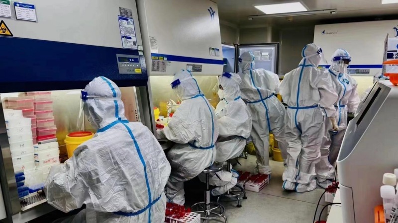 臨床醫學檢驗中心。成都市第二人民醫院供圖