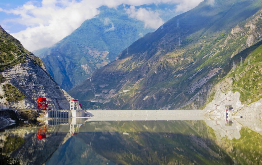 黃金坪水庫。大唐甘孜水電公司供圖