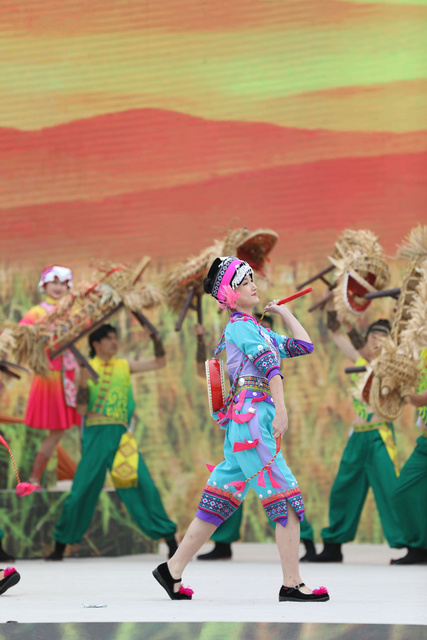 豐收節表演。達州市委宣傳部供圖