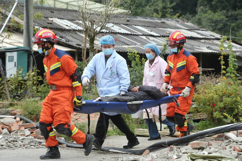 演習現場。四川省應急管理廳供圖