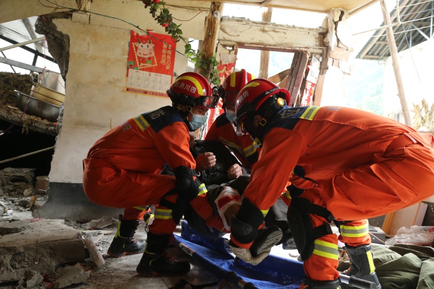 演習現場。四川省應急管理廳供圖