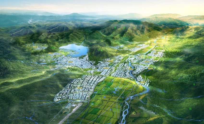 安寧河農業硅谷科創園區規劃圖。涼山州委宣傳部供圖