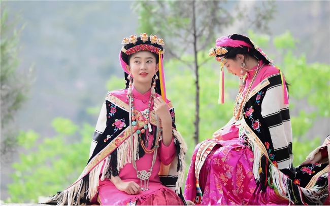 丹巴美人。丹巴縣文廣旅局供圖
