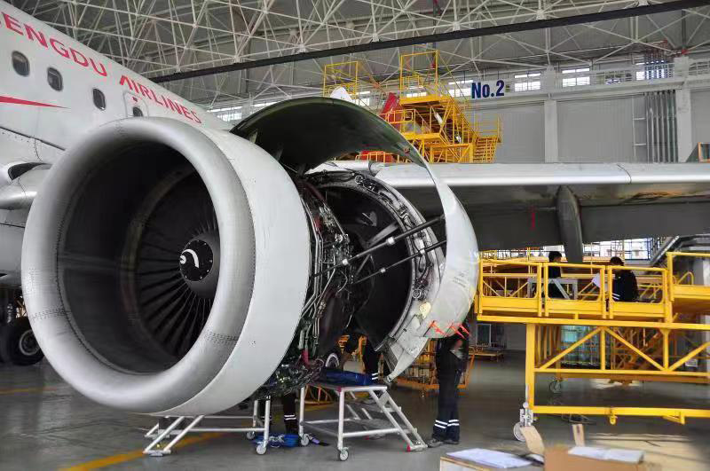 雙流匯聚了20余家航空維修企業。雙流區委宣傳部供圖