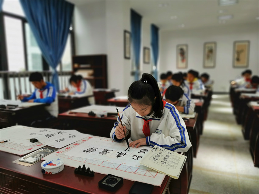 舉辦“弘揚經典國學，傳承中華文化”活動。錦江區委統戰部供圖 