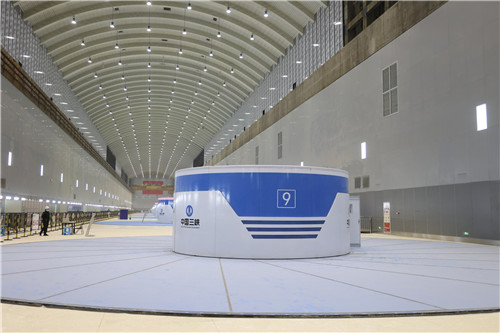 白鶴灘水電站9號機組。唐青清攝