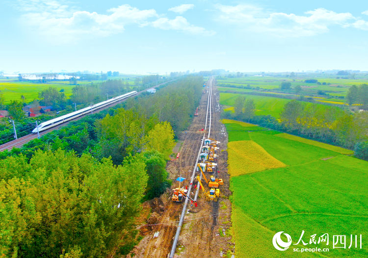 濱海LNG外輸管道。李祁迂攝