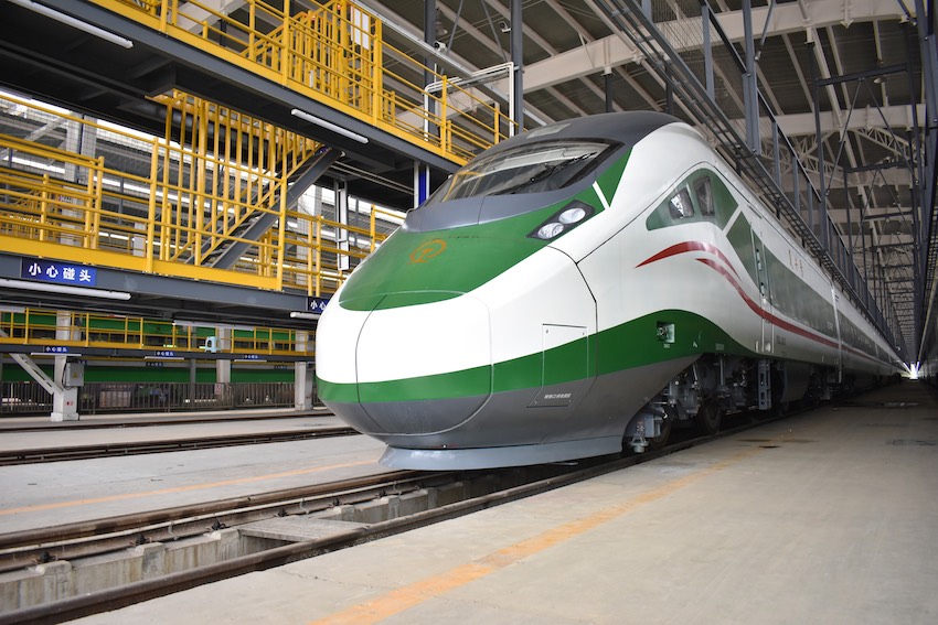 線形流暢。中國鐵路成都局集團有限公司供圖