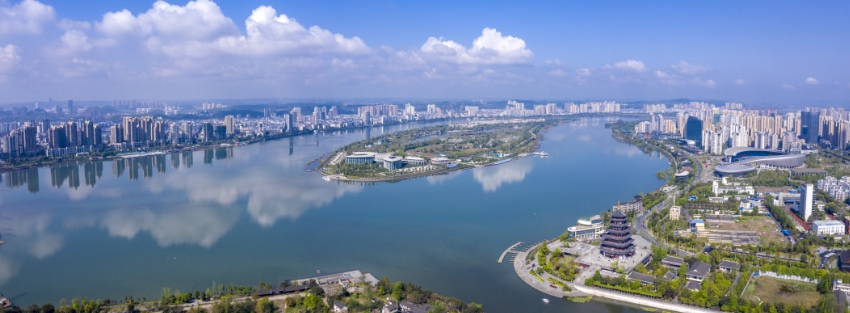 美麗船山，“成渝之心”。李四海攝