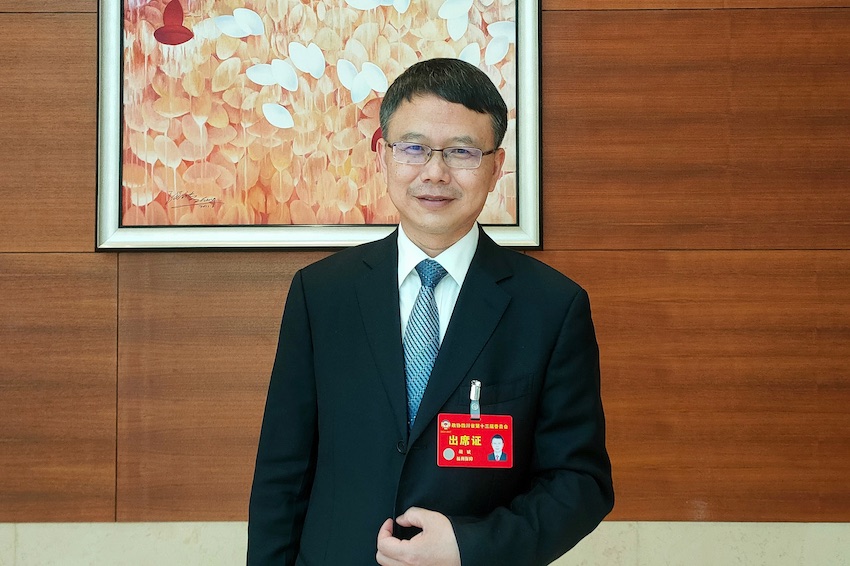 十三屆四川省政協委員、省人力資源和社會保障廳廳長胡斌。四川省政協供圖