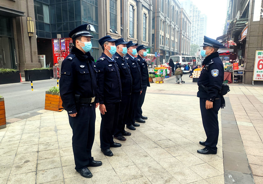 專職警保巡邏隊。成都市金牛區公安分局供圖