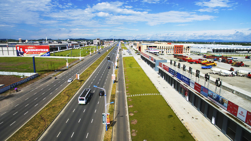 南充現代物流園區。南充臨江新區管委會供圖