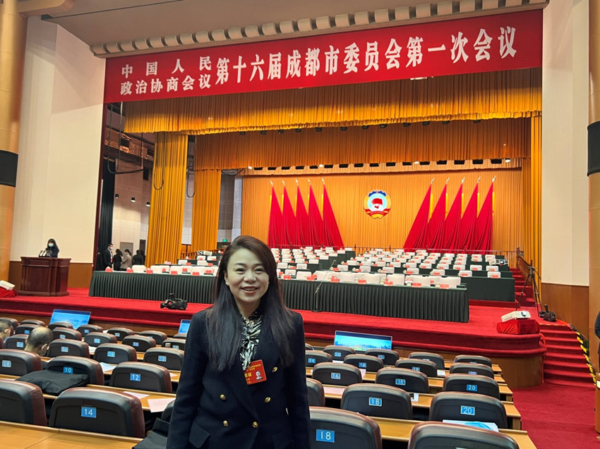 成都市政協委員吳曉明。受訪者供圖