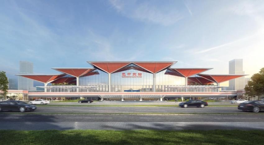 巴中東站。蜀道集團供圖