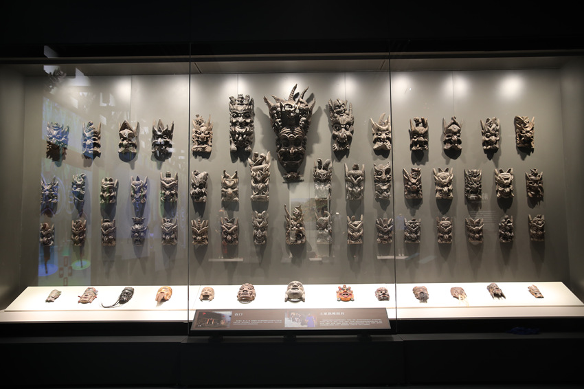 羅家壩遺址博物館內展出的部分展品。宣漢縣委宣傳部供圖