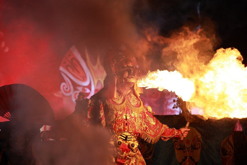 文藝表演。隆昌市委宣傳部供圖