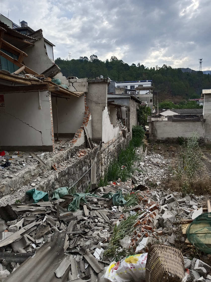 受災現場。陸軍第77集團軍某旅供圖