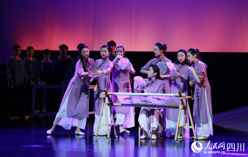 情景劇現場。陳芳斌攝