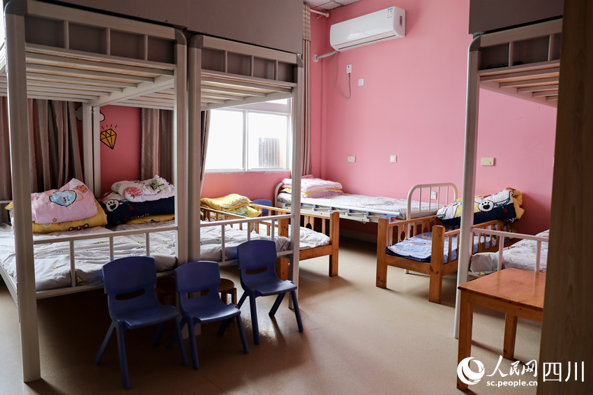 大拇指培智學校學生寢室煥然一新。侯杰攝
