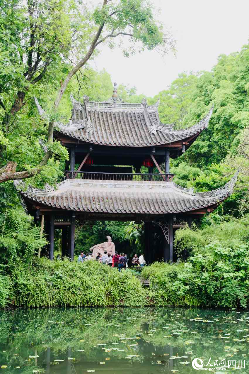 三蘇祠博物館。人民網記者 朱虹攝