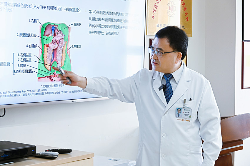 張國楠做分享。受訪者供圖