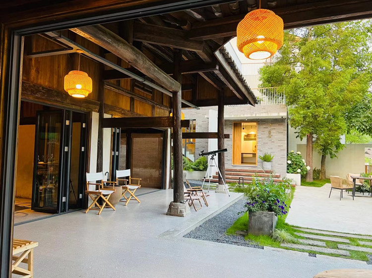 曉山青民宿。朝天區委宣傳部供圖