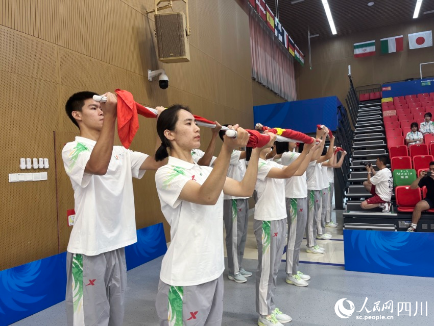 訓練現場。人民網記者 朱虹攝