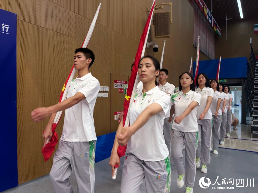 訓練現場。人民網記者 朱虹攝