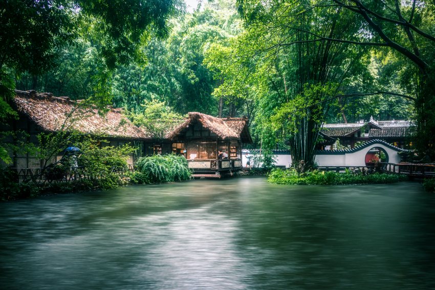 杜甫草堂。蔣小翼攝