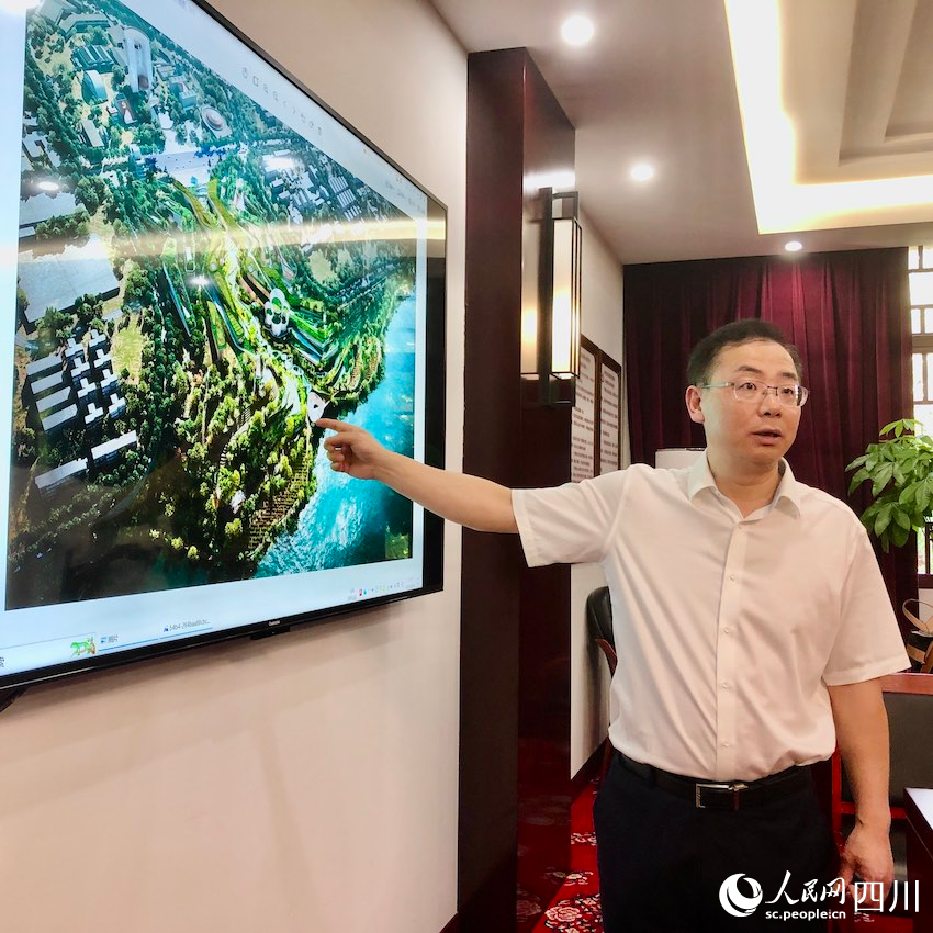 宜賓市翠屏區委書記蘭宏彬。鄧蕓攝