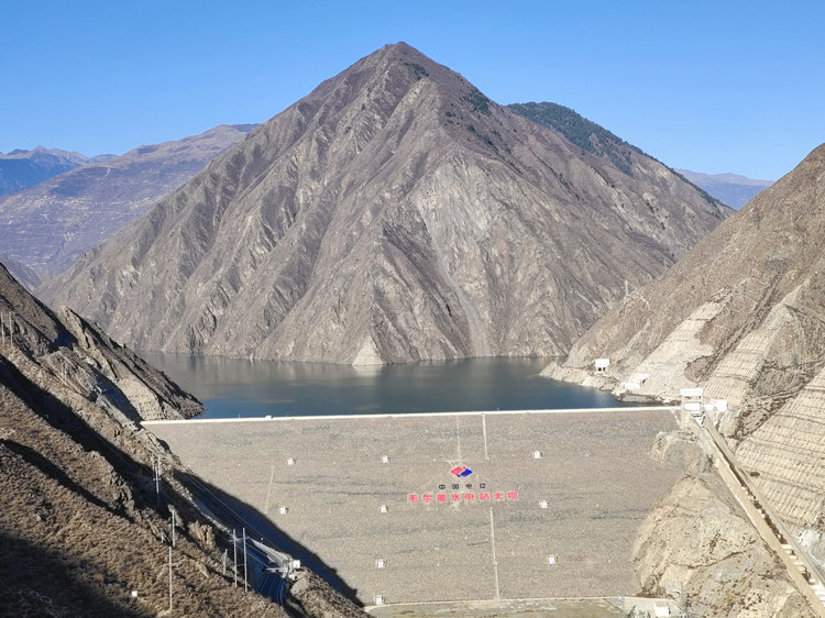 毛爾蓋水電站。阿壩州委宣傳部供圖