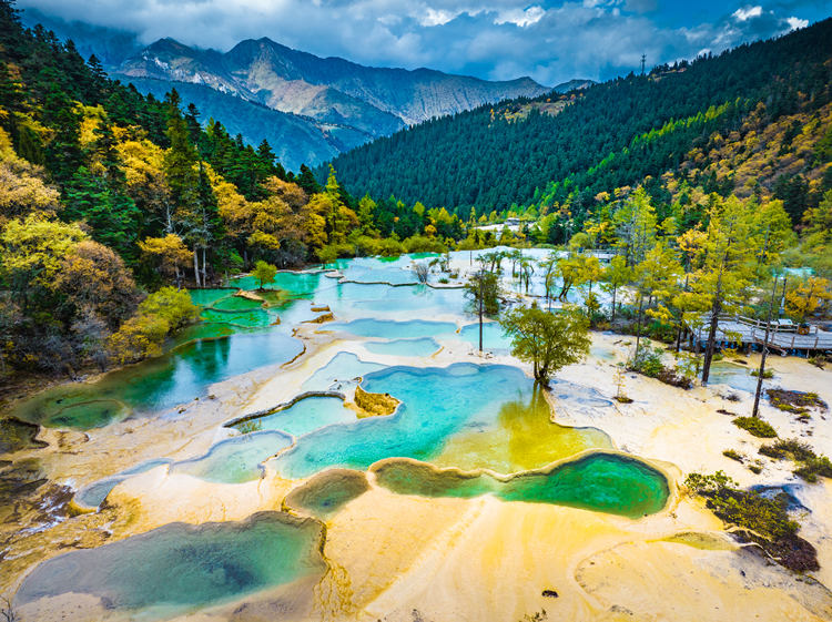 黃龍景區一角。黃管局供圖