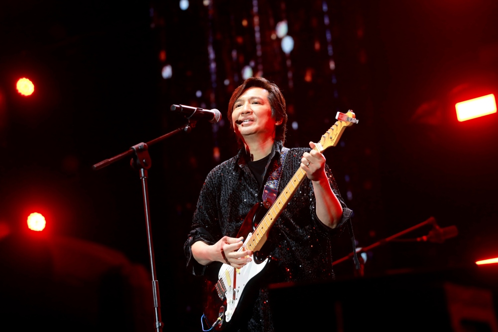 葉世榮現場表演。主辦方供圖