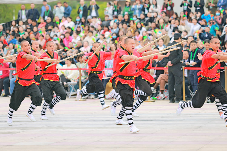 少林功夫表演。青羊區委宣傳部供圖