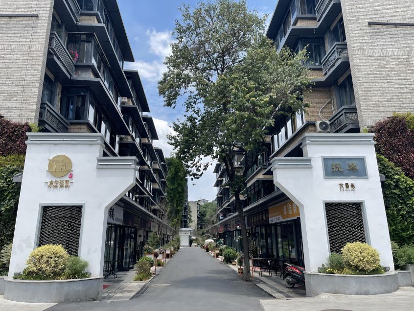 馬頭墻商業街打造。金牛區撫琴街道供圖