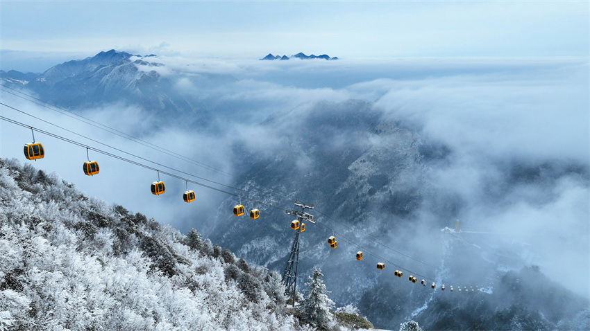 纜車攀援天地寬。石仲攝