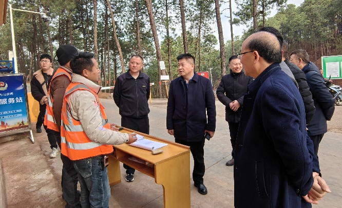 督導組現場檢查工作。四川省林草局供圖