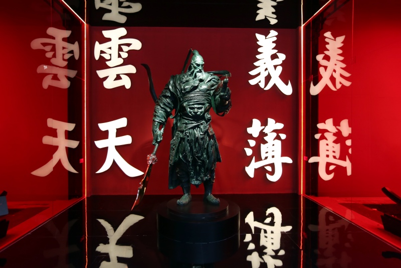 雕塑作品-乾坤正氣： 關云長。成都武侯祠博物館供圖