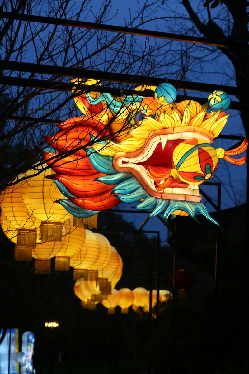 武侯祠成都大廟會試燈。成都武侯祠博物館供圖