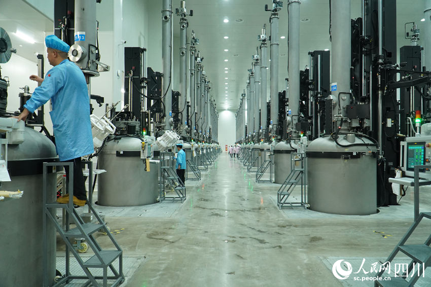 生產車間。人民網 趙祖樂攝