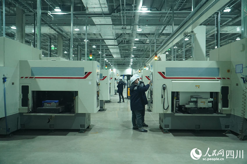 生產車間。人民網 趙祖樂攝