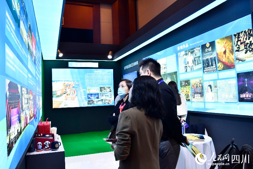 第十一屆中國網絡視聽大會現場。人民網記者 朱虹攝