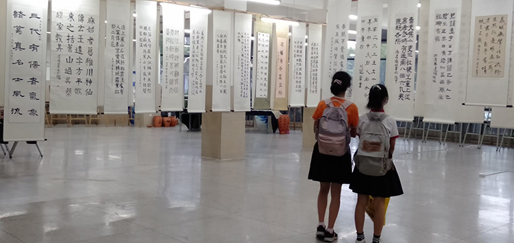 同學們的作品展示。成都市泡桐樹中學供圖