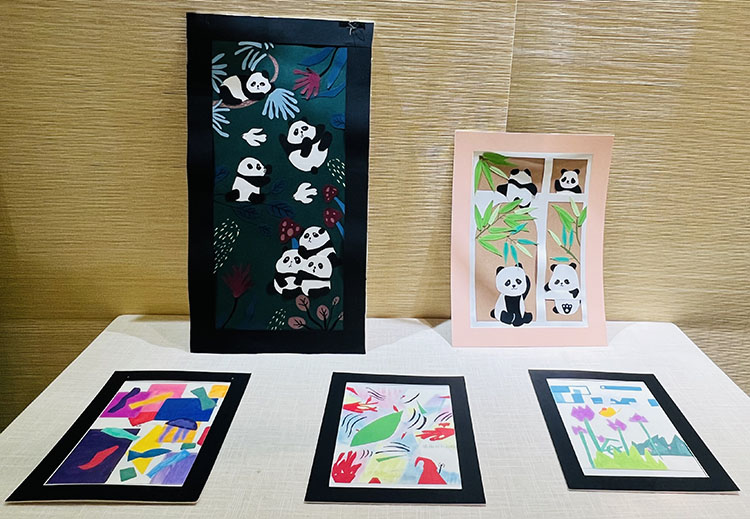 同學們的創作作品。成都市實驗小學戰旗分校供圖