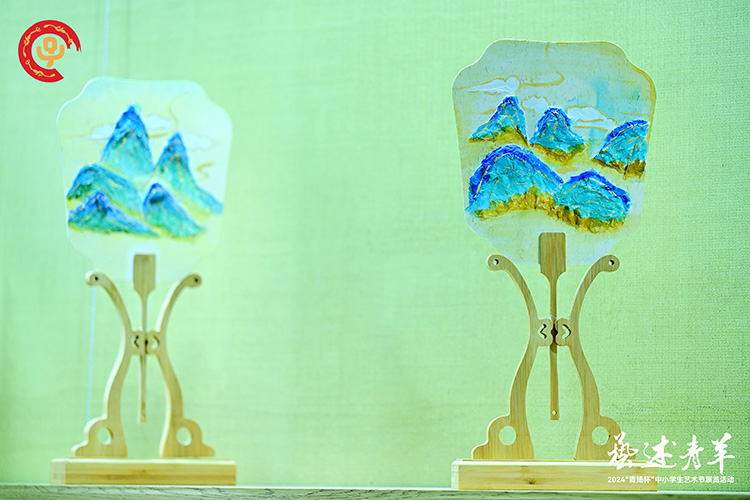 學生們做的紙藝作品。成都市東城根街小學供圖